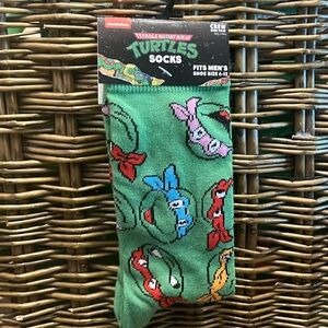 Ninja Turtles socks men women nickelodeon crew socks new nwt OS odd sox novelty